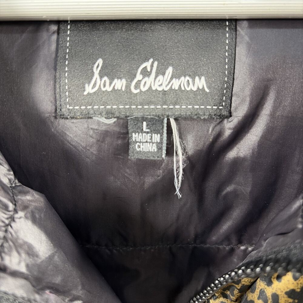 Sam Edelman leopard-printed Puffer Jacket | Large - Picture 4 of 12
